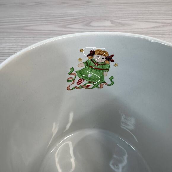 Traditions Christmas 1992 Stoneware Mugs Set of 4 Bear Doll Nutcracker Ornament - Picture 11 of 14